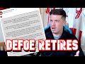 JERMAIN DEFOE RETIRES FROM FOOTBALL WITH IMMEDIATE EFFECT