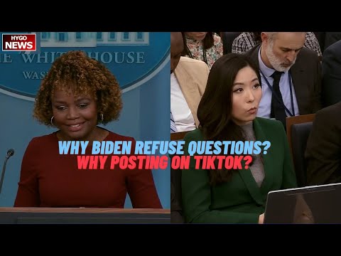 Q: Why Biden Is Refusing To Take Questions? Why posting on Tiktok?