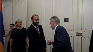 Հայաստանի ԱԳ նախարար Արարատ Միրզոյանի հանդիպումը Չեխիայի Սենատի նախագահ Միլոշ Վիստրչիլի հետ