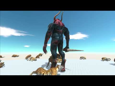 Every Unit surrounded by TIGERS - Animal Revolt Battle Simulator