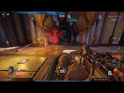 Cypher vs. Spart1e (1/4 play-off, Quake Open League #8) – Quake Champions