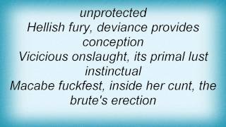 Cannibal Corpse - Raped By The Beast Lyrics