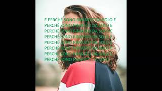 Zic Perchè sono rimasto da solo video con il testo
