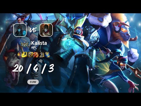 Kalista ADC vs Jhin - EUW Challenger Patch 13.10
