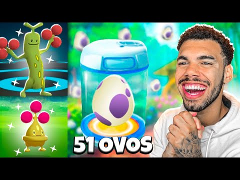 54 OVOS EM UM DIA O CAMINHO PRO SHINY - POKEMON GO  | Cris |