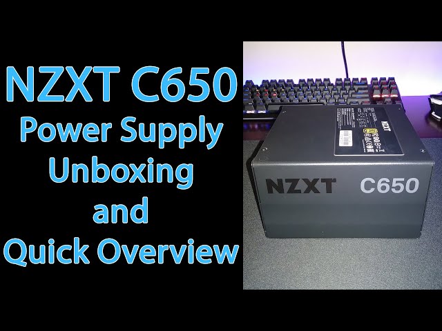 Nguồn Máy Tính NZXT C650 (650W/80 Plus Gold/Full modular)