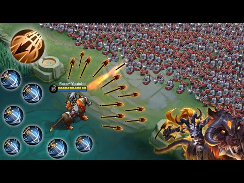 Hellfire Irithel 500% Attack Speed build vs 1000 minions  ( fire tiger build )
