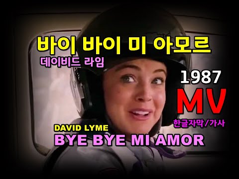 DAVID LYME - BYE BYE MI AMOR / Lyrics / MV (한글자막/가사) 데이비드 라임 - 바이바이 미 아모르 (추억의 유로댄스)