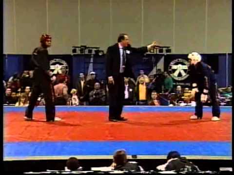 Jason Bourelly vs Carlos Tearney 2000 Ocean State Grand Nationals Karate Tournament