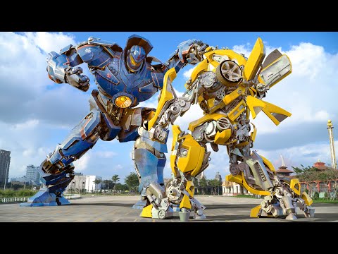 Transformer The Last Knight - Bumblebee vs Jaeger Gipsy | Paramount Pictures [HD]