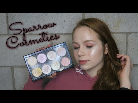 Sparrow Cosmetics Highlighters | Review + Face Swatches Video