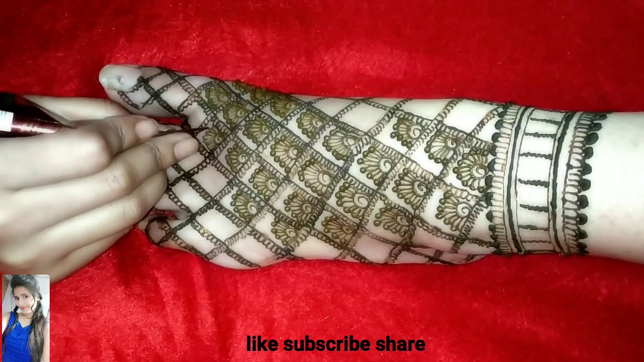 bridal mehndi design for full foot by sakshi art of mehndi