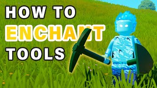 How to Enchant your Tools & Weapons ► LEGO Fortnite