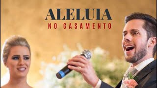 Video thumbnail of "Noivo e padrinhos cantam ALELUIA (Hallelujah) - Casamento Lucas Berton e Patrícia Devens"