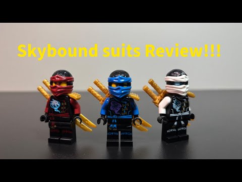 Skybound Ninja Review! Lego Ninjago Skybound suit line review!
