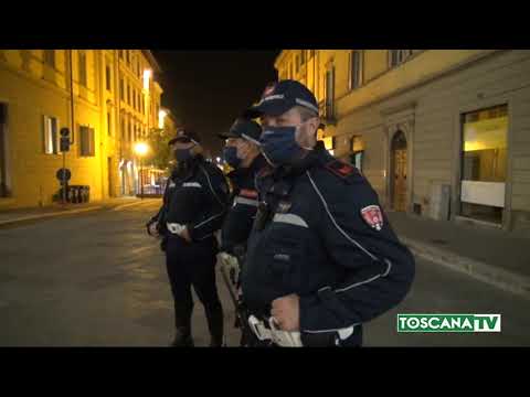 2020-10-12 AREZZO - MOVIDA IN CITTÀ AGGREDITO AGENTE MUNICIPALE