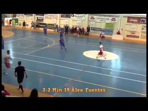 Gol de Alex Fuentes (2-2) en FS Valdepeñas - Naturpellet Segovia. J26 2ªDiv