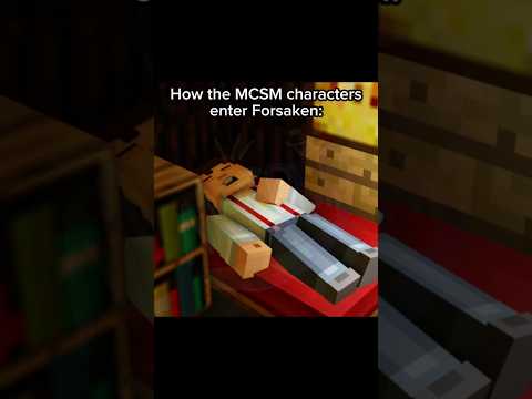 MCSM enters Forsaken | #roblox #robloxanimation #forsaken #minecraft #minecraftstorymode