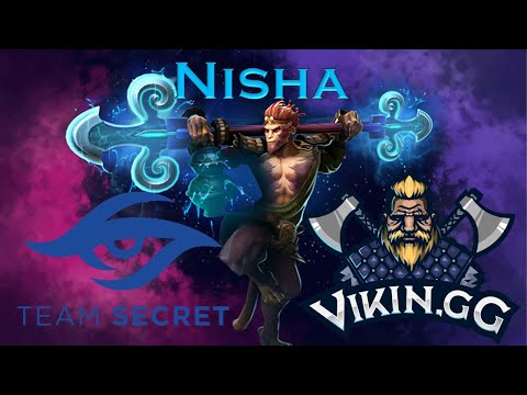 Nisha plays Monkey King | Team Secret VS VIKIN.GG | Beyond Epic League