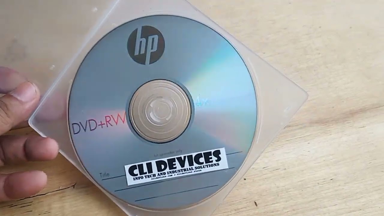 HP DVD+RW 4.7GB Blank DVD CD One (1) Piece