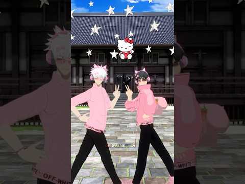 Gojo and Yuta got them moves fr😭😂#anime #vrchat #jujutskaisen