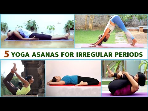 5 Yoga Asanas For Irregular Periods | Yoga For Irregular Periods | Dhanurasana | Matsyasana |