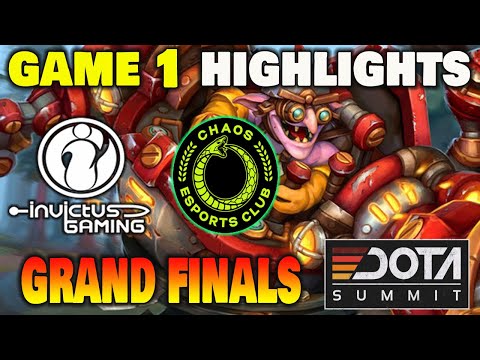 INVICTUS GAMING VS CHAOS GAME 1 Dota Summit 11 Grand Finals