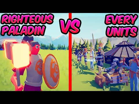RİGHTEOUS PALADİN⚔️😱😱| TABS - Totally Accurate Battle Simulator