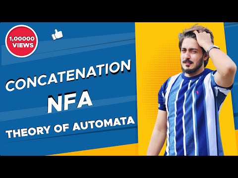 #17 concatenation of two NFA Finite Automata example