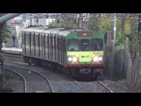 IE 8300 Class Dart Train number 8340 - Salthill & Monkstown, Dublin