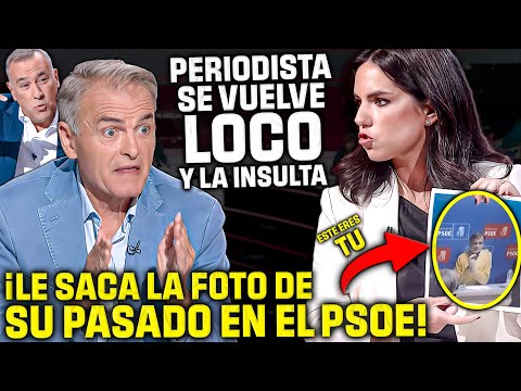 Journalist insults Pepa Millán on TVE😱 and she ends up confronting him by showing a photo of his ...