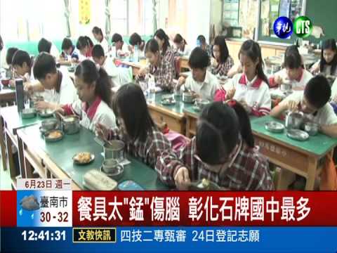 不鏽鋼容器抽查 近3成含錳傷腦