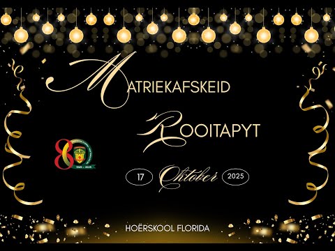 Matriekafskeid rooitapyt 2025