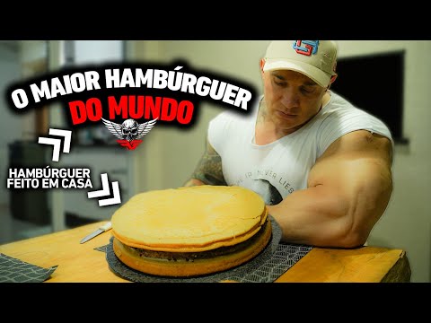 O MAIOR HAMBÚRGUER CASEIRO DO MUNDO COM FABIO GIGA