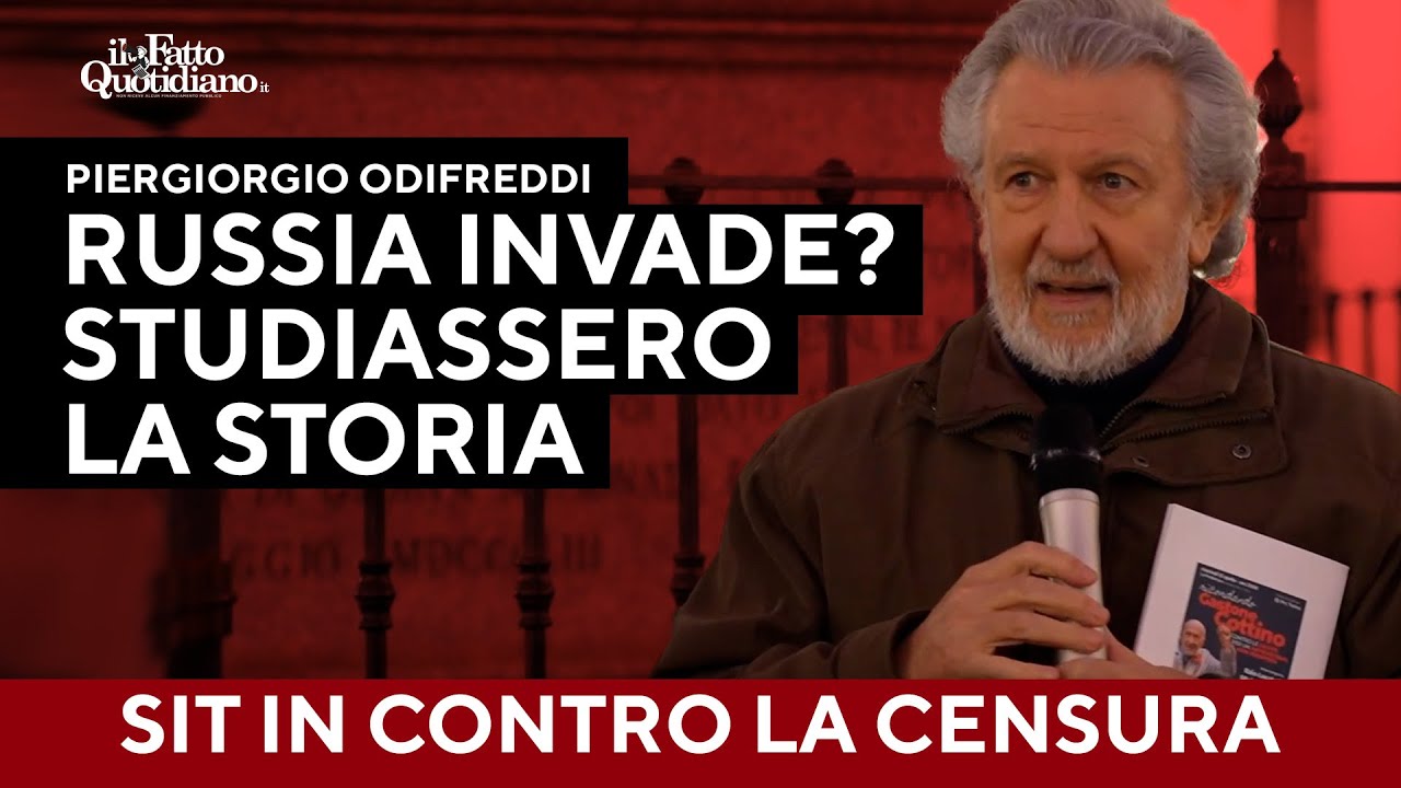 Odifreddi contro la censura: "La Russia paese invasore? Non conoscono nemmeno la storia"