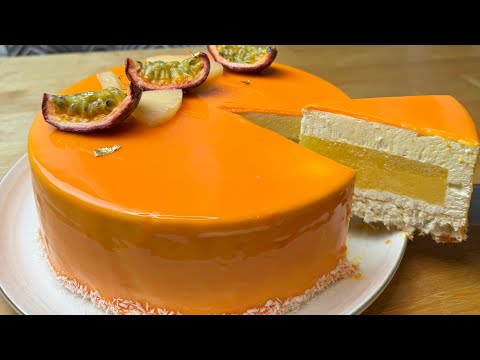Entremet aux fruits exotiques Coco Ananas et Fruit de la Passion
