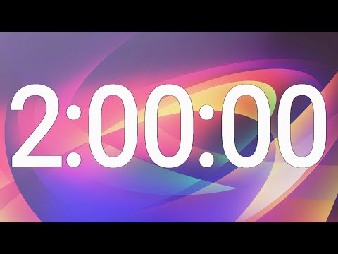 2 Hours Countdown Timer ⌛ | 120 Minutes | Silent w/ Alarm ⏰