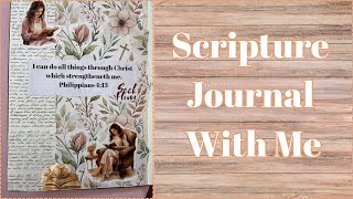 SCRIPTURE JOURNAL WITH ME | SCRIPTURE JOURNALING IDEAS | LIVE LOVE POSH STICKERS