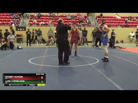 170 Lbs Cons. Round 1 - Stoney Hutson, OK Vs Luke Cornelison, AR 7939