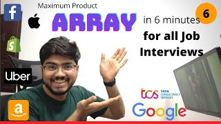Download the video "Maximum Product in an Array | Competitive Coding series"
