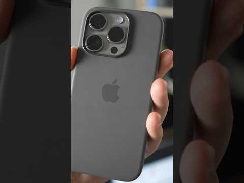 Is the IPhone 15 Pro Natural Titanium and Clay Silicone Case the best colorway? #iphone15pro