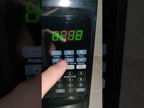 How to set microwave time sunbeam 700 watt black