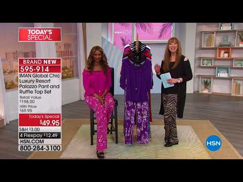 HSN | IMAN Global Chic Fashions 03.18.2018 - 01 AM