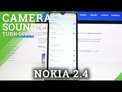 How to Manage Camera Shutter Sound in NOKIA 2.4 – Camera Sound Effect