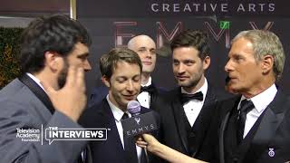 Emmy nominees Michael Bolton and the team from "Honest Trailers" — 2017 Creative Arts Emmys