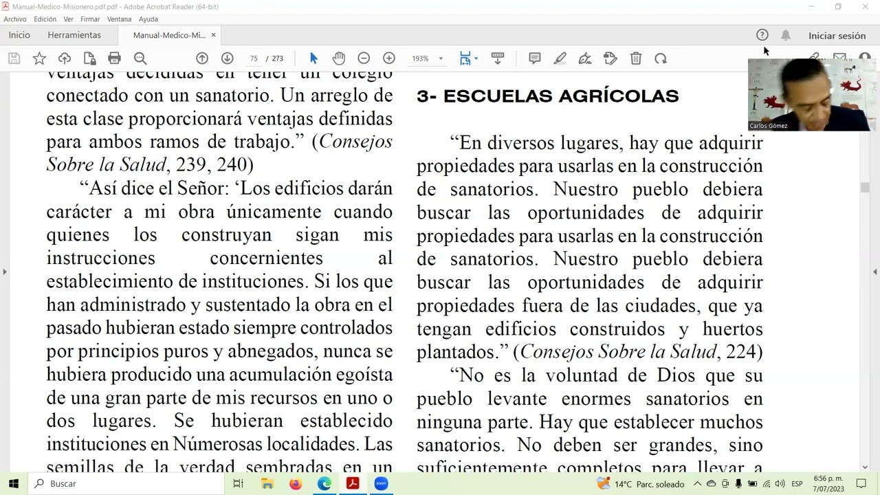 COMO DEBEN TRABAJAR LAS INSTITUCIONES MEDICO MISIONERAS. Parte 3.