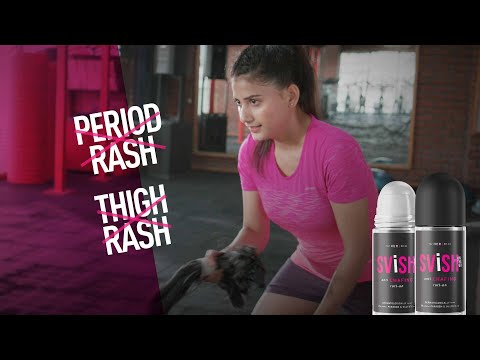 Svish ACRO (Anti Chafing Roll On) - The Best Solution for Period Rash & Inner Thigh Rub Rash