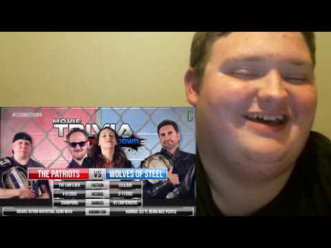 movie trivia schmoedown tag title match- wolves of steel vs the patroits reaction