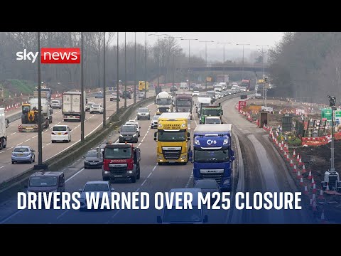 M25 closure: Motorway to shut between junctions 10 and 11 over weekend