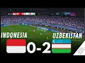 TIMNAS INDONESIA U23 [0-2] UZBEKISTAN U23 - Piala Asia AFC U23 2024 | Sorotan Simulasi Video Game